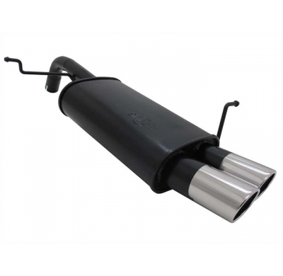 Escape Deportivo 2 X 76mm Sr-Design - Ford Fiesta Typ:Ja8 1.25 / 1.4 / 1.6 / 1.4 Tdci / 1.5 Tdci / 1.6 Tdci Bj. 10/2008 -