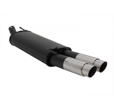 Escape Deportivo 2 X 76mm Gp-Design - Ford Fiesta Typ:Ja8 1.25 / 1.4 / 1.6 / 1.4 Tdci / 1.5 Tdci / 1.6 Tdci Bj. 10/2008 -