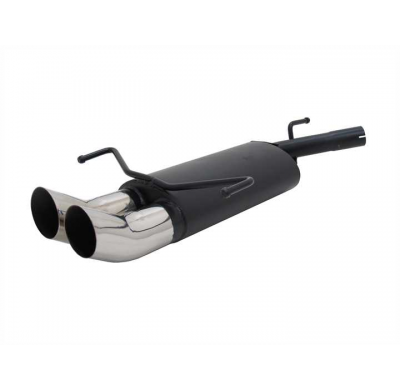 Escape Deportivo 2 X 76mm Dtm - Opel Corsa C Typ:C 1.0 / 1.2 / 1.3 / 1.4 / 1.7 Diesel Valido Para 12v + 16v Excepto Modelos Comb