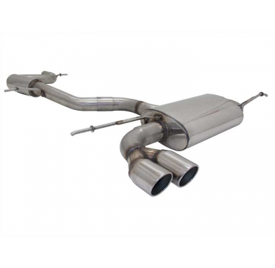 Escape Deportivo Grupo a 2 X 76mm Sr-Design - Vw Scirocco Iii Typ:1k 2.0 Tfsi / 2.0 Tsi