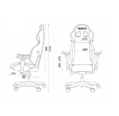 Icon Silla Gaming/Oficina  Negro/Blue