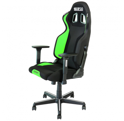 Silla Gaming/Oficina Grip Negro/Verde