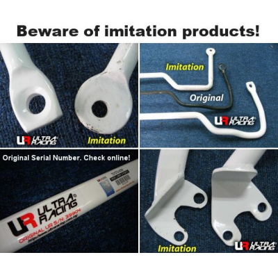 BARRA REFUERZO ULTRARACING TOYOTA COROLLA AE101/AE111 ULTRA-R 3-PUNTOS FENDER BRACKETS