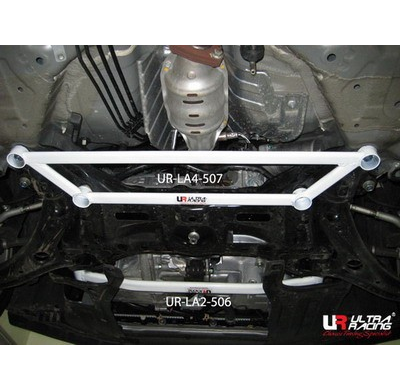 BARRA REFUERZO ULTRARACING HONDA CRZ/JAZZ/INSIGHT 08+ ULTRARACING 4-PUNTOS DELANTERA H-BRACE