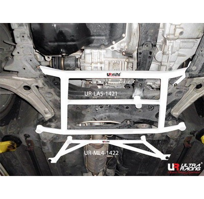 BARRA REFUERZO ULTRARACING MITSUBISHI EVO X ULTRARACING 4-PUNTOS MID LOWER BRACE 1422