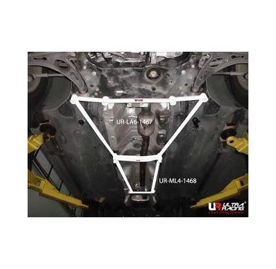 BARRA REFUERZO ULTRARACING VW TIGUAN 07-12 2WD/4WD ULTRA-R 4-PUNTOS MID LOWER BAR 1468