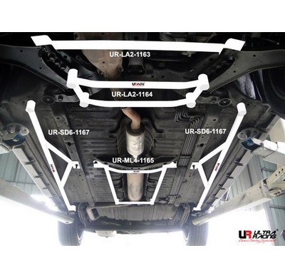 BARRA REFUERZO ULTRARACING NISSAN CEFIRO 98-03 A33 ULTRARACING 2X 3-PUNTOS SIDE BARS