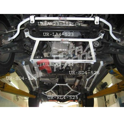 BARRA REFUERZO ULTRARACING DAIHATSU TERIOS 5-SEAT 06+ ULTRA-R 2X 4PUNTOS SIDE LOWER BARS