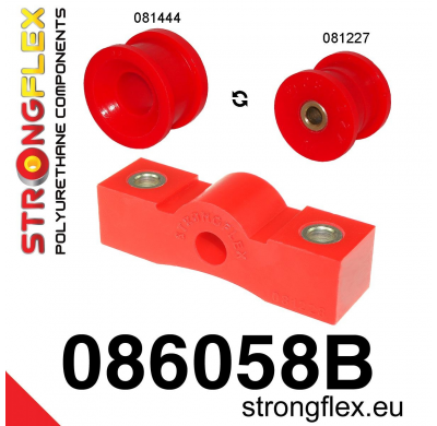 SILENTBLOCK Rover 45 99-05 Todos modelos FUERTE ESTABILIZADOR DE PALANCA DE CAMBIOS FLEX Y KIT DE CASQUILLO DE MONTAJE DE EXTENS