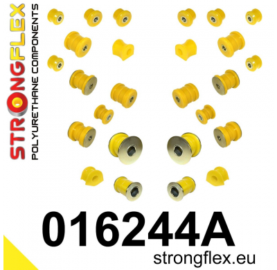 SILENTBLOCK Alfa Romeo Spider Spider (95-06) KIT DE CASQUILLOS DE SUSPENSIÓN STRONGFLEX FULL SPORT