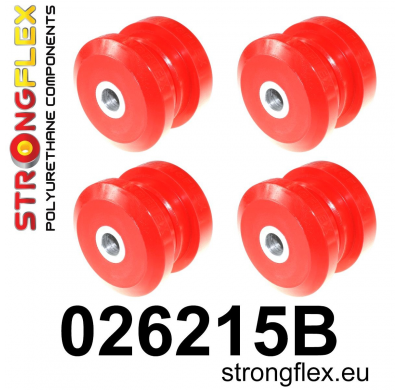 SILENTBLOCK Audi A4 B5 95-01 Quattro KIT DE CASQUILLO DE SUBCHASIS TRASERO STRONGFLEX