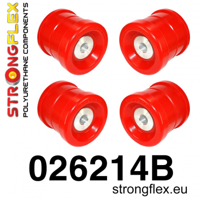 SILENTBLOCK Audi A6 C6 04-11 Quattro & Allroad KIT DE CASQUILLO DE SUBCHASIS TRASERO STRONGFLEX