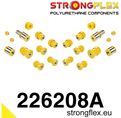 SILENTBLOCK Volkswagen Passat Passat B5 96-05 4Motion KIT DE CASQUILLOS DE SUSPENSIÓN TRASERA STRONGFLEX SPORT