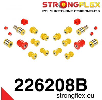 SILENTBLOCK Volkswagen Passat Passat B5 96-05 4Motion KIT DE CASQUILLOS DE SUSPENSIÓN TRASERA STRONGFLEX