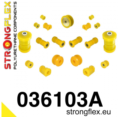 SILENTBLOCK Bmw 3 Series E30 82-91 KIT DE CASQUILLOS DE SUSPENSIÓN STRONGFLEX FULL SPORT