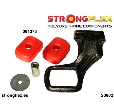 SILENTBLOCK Fiat Seicento 98-08 Todos modelos INSERCIONES RESISTENTES DE MONTAJE DE MOTOR FLEX (LADO DEL ENGRANAJE DE DISTRIBUCI