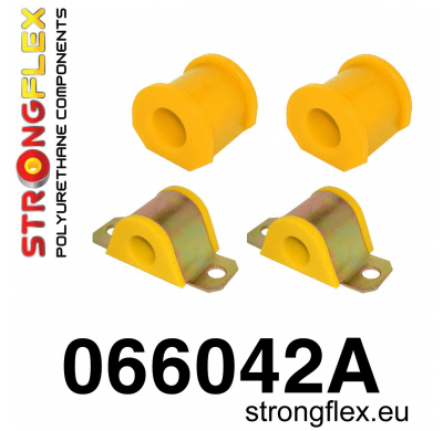 SILENTBLOCK Fiat Seicento 98-08 Todos modelos KIT CASQUILLO BARRA ESTABILIZADORA DELANTERA STRONGFLEX POLIURETANO SPORT