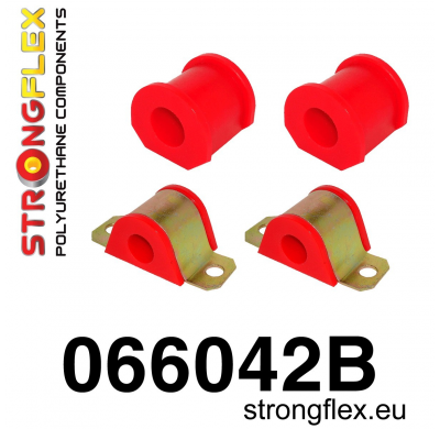 SILENTBLOCK Fiat Seicento 98-08 Todos modelos KIT DE CASQUILLOS DE BARRA ESTABILIZADORA DELANTERA STRONGFLEX POLIURETANO