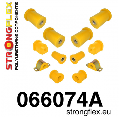 SILENTBLOCK Fiat Seicento 98-08 Todos modelos KIT DE CASQUILLOS DE SUSPENSIÓN STRONGFLEX FULL SPORT