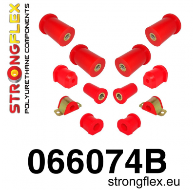 SILENTBLOCK Fiat Seicento 98-08 Todos modelos KIT DE CASQUILLOS DE SUSPENSIÓN STRONGFLEX FULL