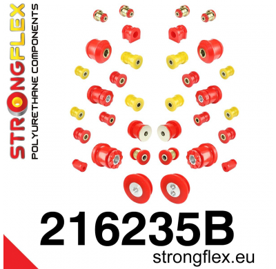 SILENTBLOCK Lexus Is Ii 05-13 KIT DE CASQUILLOS DE POLIURETANO DE SUSPENSIÓN COMPLETA STRONGFLEX