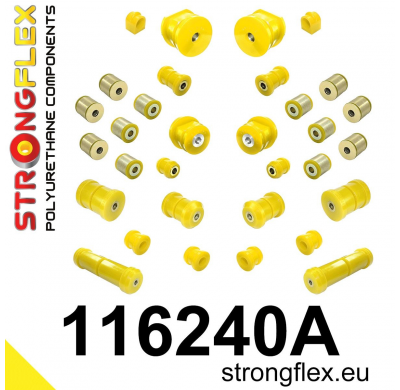 SILENTBLOCK Mercedes Slk R170 KIT DE CASQUILLOS DE SUSPENSIÓN STRONGFLEX FULL SPORT