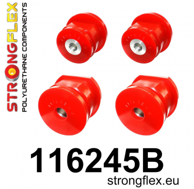 SILENTBLOCK Mercedes W201 (190) Todos modelos KIT DE CASQUILLO DE SUBCHASIS TRASERO STRONGFLEX