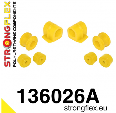 SILENTBLOCK Opel Vectra Vectra A 88-95 KIT DE CASQUILLOS DE BARRA ESTABILIZADORA DELANTERA STRONGFLEX SPORT