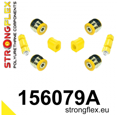 SILENTBLOCK Renault Twingo Ii 07-14 Todos modelos KIT CASQUILLOS DE SUSPENSIÓN DELANTERA STRONGFLEX SPORT