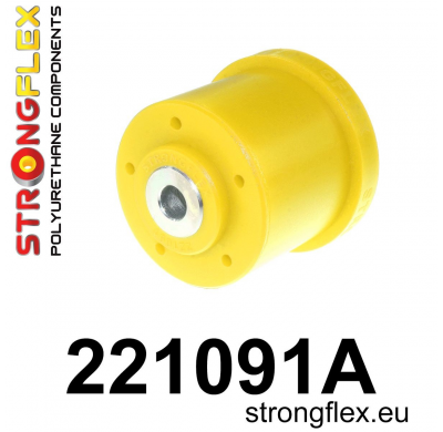 SILENTBLOCK Volkswagen Polo Polo Iii 94-01 6N CASQUILLO DE VIGA TRASERA STRONGFLEX 57MM SPORT KIT 2 Unidades