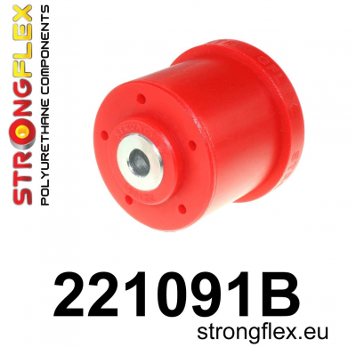 SILENTBLOCK Volkswagen Polo Polo Iii 94-01 6N CASQUILLO DE VIGA TRASERA STRONGFLEX 57MM KIT 2 Unidades