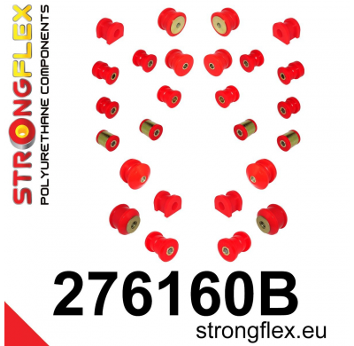 SILENTBLOCK Subaru Legacy/Outback Legacy/Outback Bl Bp 03-09 KIT DE CASQUILLOS DE SUSPENSIÓN STRONGFLEX FULL