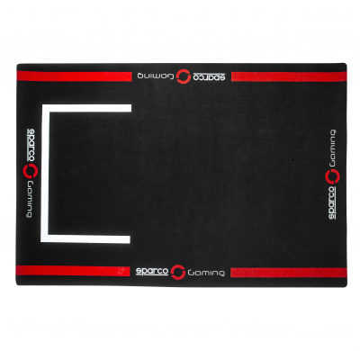 Alfombra Cockpit 180x120mm Negro/Rojo