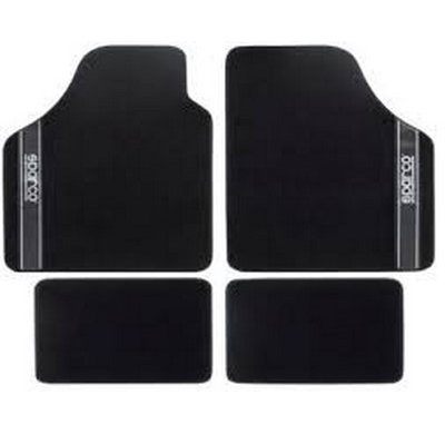 Set Alfombras Moqueta Sparco New Strada B Negra