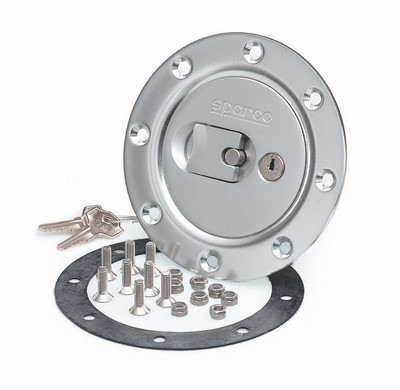TAPON SPARCO ANODIZADO CON LLAVE