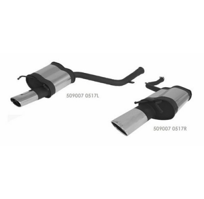 Escape - Tubo Escape Remus 509107 0517l Mercedes C-Class W204 Facelift Sedan C350 Cdi 4matic 3.0l 170 Kw Año: 2010_