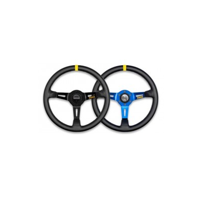 Volante Momo 08 350 Mm Piel Vuelta Negra