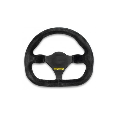 Volante Momo 27 270 Mm Piel Vuelta Negra