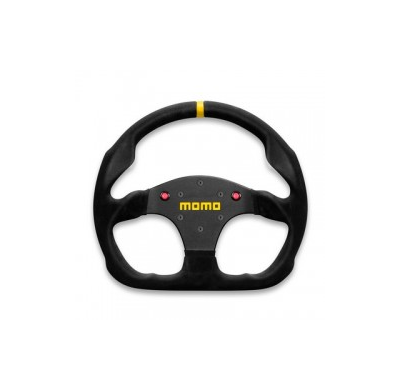 Volante Momo 30 320 Mm Piel Vuelta Negra