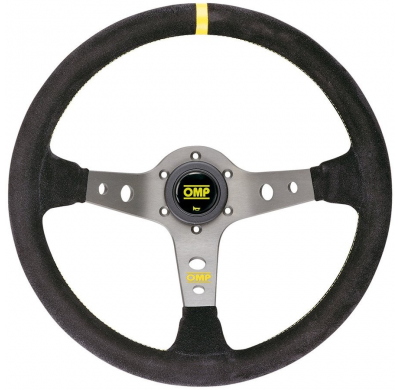 VOLANTE OMP CORSICA ANTE 350MM NEGRO BRAZOS TITANIO