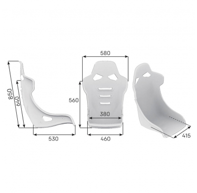 ASIENTO RT CARBONO FIA 8855-1999 EN CUERO NEGRO