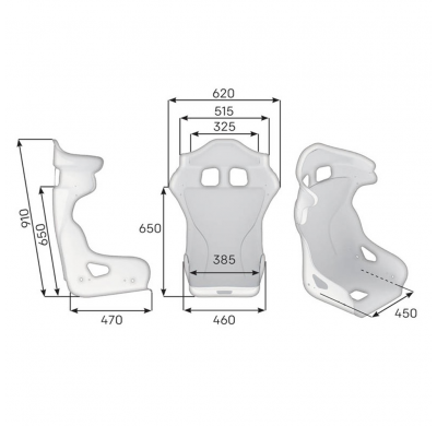 ASIENTO RACING OMP HRC-D FIA 8855-1999 NEGRO TALLA M