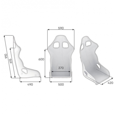 ARS FIBRA DE ASIENTO NEGRO MY2014