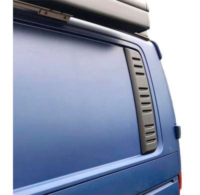 Rejillas de ventilación unidireccionales aptas para Volkswagen Transporter T5.1/T6 2010-2020 (distancia entre ejes corta) - Negr