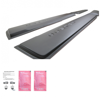 Revestimiento de carrocería Oneway apto para Dacia Duster II 2018-2024 - Negro mate