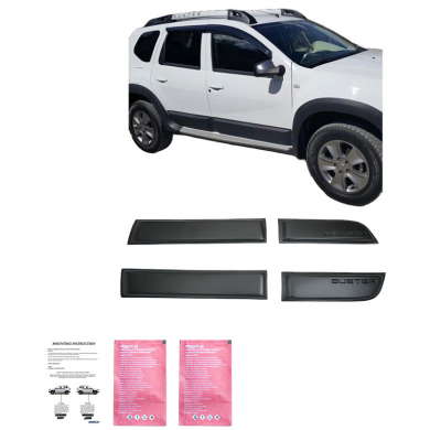Revestimiento de carrocería Oneway apto para Dacia Duster I 2010-2017 - Negro mate