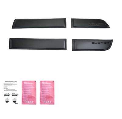 Revestimiento de carrocería Oneway apto para Dacia Duster I 2010-2017 - Negro mate
