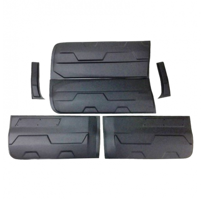 Revestimiento de carrocería Oneway apto para Ford Ranger T6/T7/T8 2012-2022 (Jumbo) - Negro mate