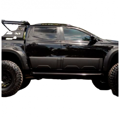 Revestimiento de carrocería Oneway apto para Mercedes Clase X W470 2017- - Negro mate