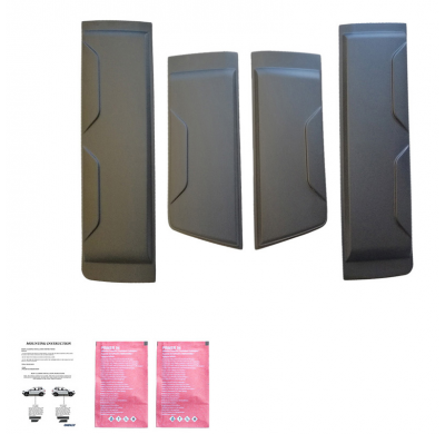 Revestimiento de carrocería Oneway apto para Mercedes Clase X W470 2017- - Negro mate